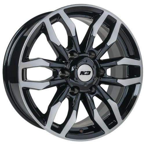 Диски N2O V2228 7.5 х 17 6*139,7 Et: 25 Dia: 106.1 черный с проточкой глянцевый