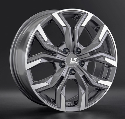 Диски LS wheels FlowForming RC92 7 х 17 5*108 Et: 40 Dia: 65.1 серый с полировкой