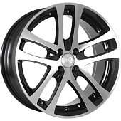 Диски RR CSS 266 7.5 х 17 4*100 Et: 35 Dia: 60.1 черный с проточкой глянцевый