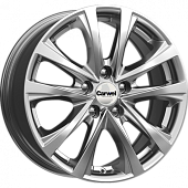 Диски Carwel Касли 167 7 х 17 5*112 Et: 40 Dia: 57.1 серебро с полированным ободом