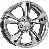 Диски RST R156 6 х 16 4*100 Et: 41 Dia: 60.1 черный с проточкой глянцевый