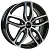Диски N2O V2200 6.5 х 17 5*114,3 Et: 45 Dia: 66.1 черный с проточкой глянцевый