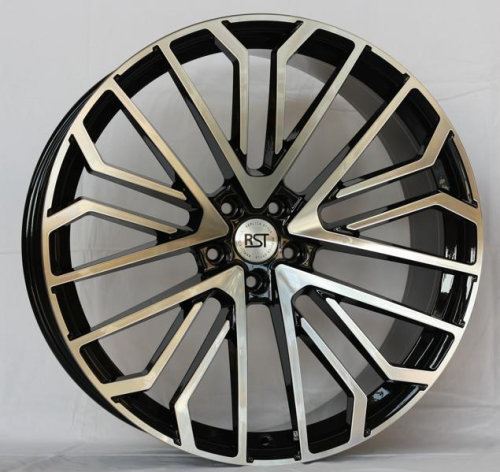 Диски RST R2206FF 10 х 22 5*112 Et: 20 Dia: 66.6 черный с проточкой глянцевый