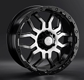 Диски LS wheels LS1285 7.5 х 17 6*139,7 Et: 35 Dia: 100.1 черный полностью полированный