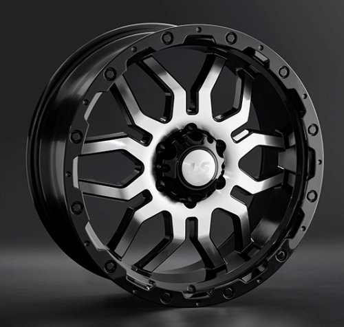 Диски LS wheels LS1285 8 х 17 6*139,7 Et: 10 Dia: 110.1 черный полностью полированный