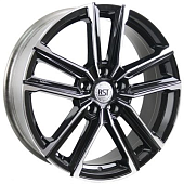 Диски RST R078 7 х 18 5*100 Et: 28 Dia: 57.1 черный с проточкой глянцевый