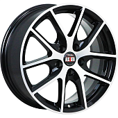 Диски ALCASTA M59 6.5 х 16 5*112 Et: 45 Dia: 57.1 черный полностью полированный
