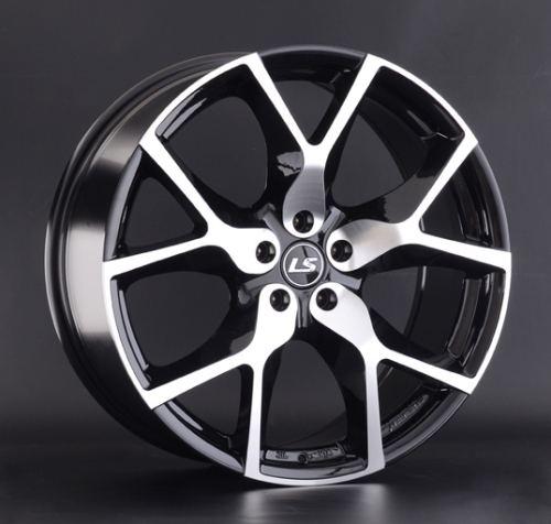 Диски LS wheels FlowForming RC12 8.5 х 20 5*112 Et: 35 Dia: 66.6 черный полностью полированный