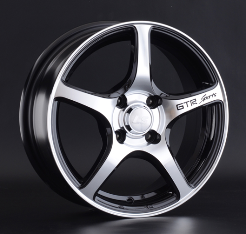 Диски LS wheels LS 537 6.5 х 16 4*108 Et: 26 Dia: 65.1 черный полностью полированный
