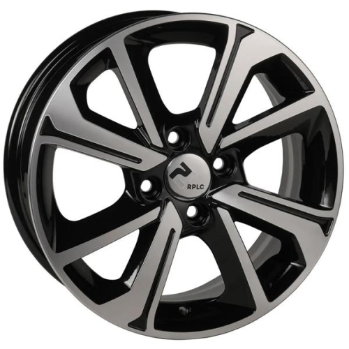 Диски RPLC KI139 6 х 15 4*100 Et: 46 Dia: 54.1 черный с проточкой глянцевый
