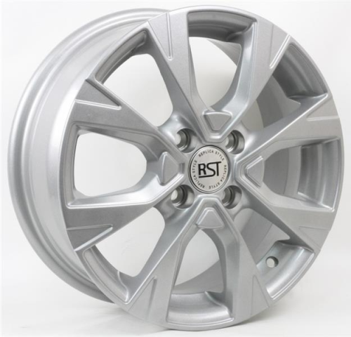 Диски RST R045 6 х 15 4*100 Et: 50 Dia: 60.1 серебро с полированным ободом