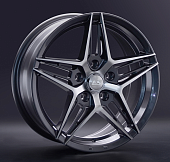 Диски LS wheels LS1262 7.5 х 17 4*100 Et: 40 Dia: 60.1 серый с полировкой
